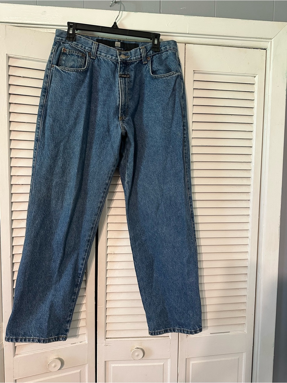 Marithe Francois Girbaud Men’s Straight Leg Denim Jeans Medium Blue | Size 34x30